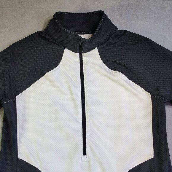 Under Armour ColdGear Reactor sweatshirt women's size L Fitted, black & white - Picture 2 of 10